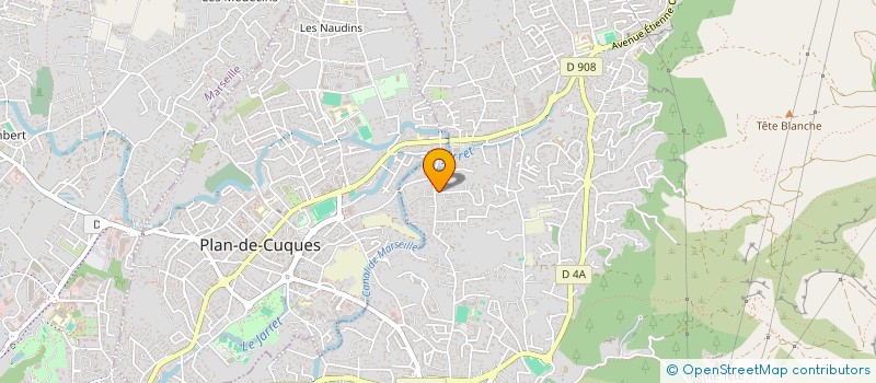 localisation de l'entreprise SCI KINE SANTE SUD  ALLAUCH