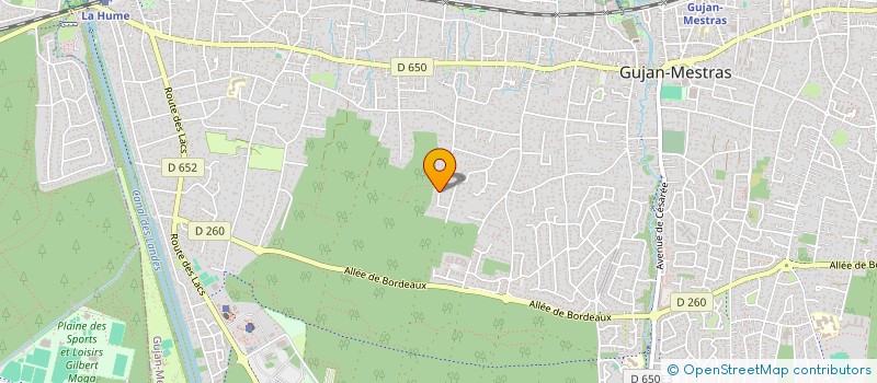 localisation de l'entreprise SCI KINE SPORT SANTE  GUJAN-MESTRAS