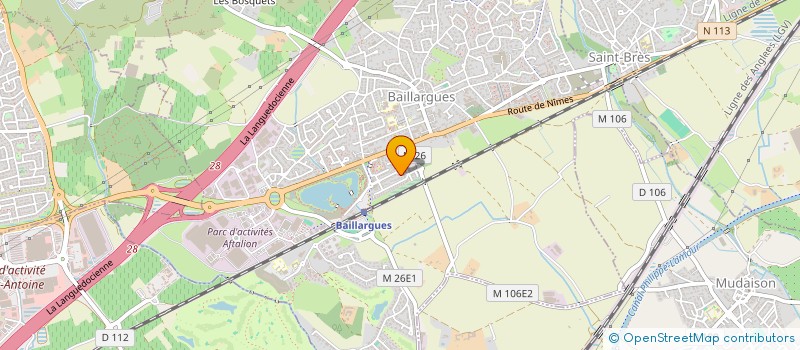 localisation de l'entreprise SCI KINE SPORT SANTE  BAILLARGUES