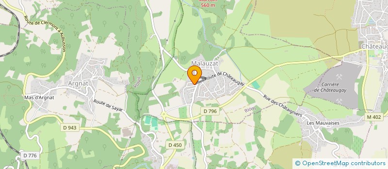 localisation de l'entreprise SCI KINE VULCAIN  MALAUZAT