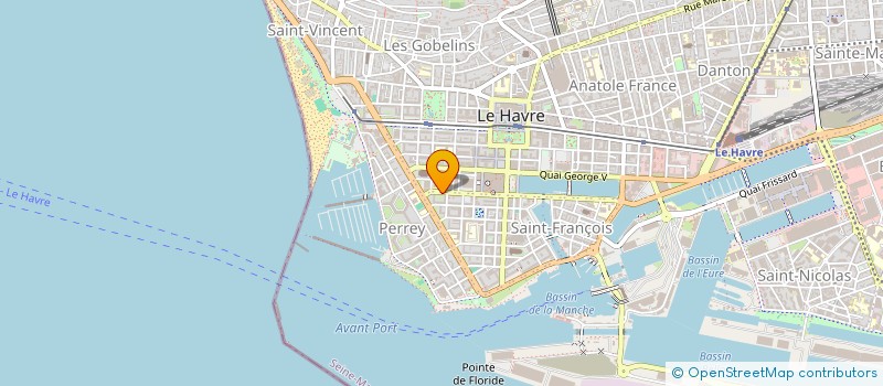 localisation de l'entreprise SCI KINEA à LE HAVRE