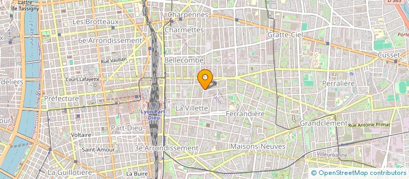 localisation de l'entreprise SCI KINEBARABAN  LYON