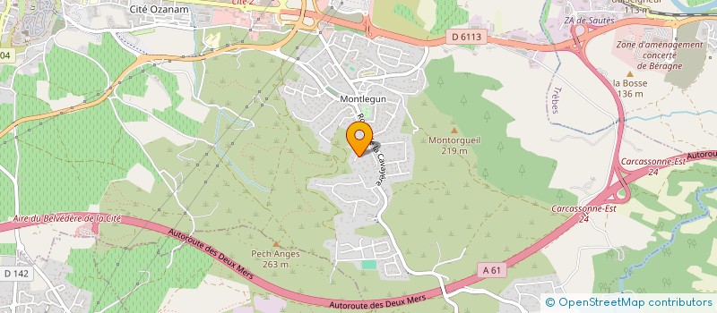 localisation de l'entreprise SCI KINECO à CARCASSONNE