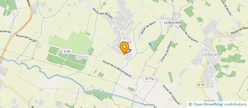 localisation de l'entreprise SCI KINECOLE IMMOBILIER  CASTELGINEST