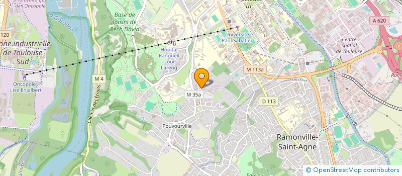 localisation de l'entreprise SCI KINEFORME 31 à TOULOUSE