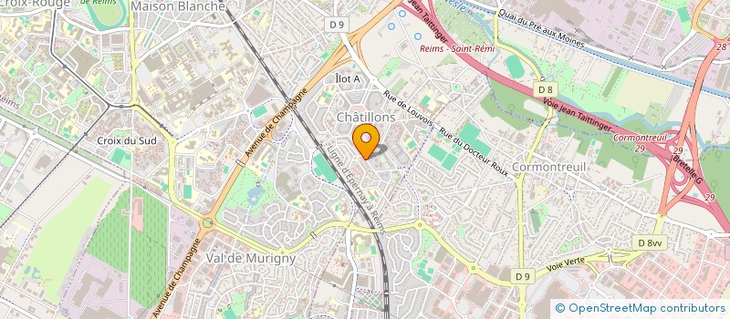 localisation de l'entreprise SCI KINEGAMA  REIMS