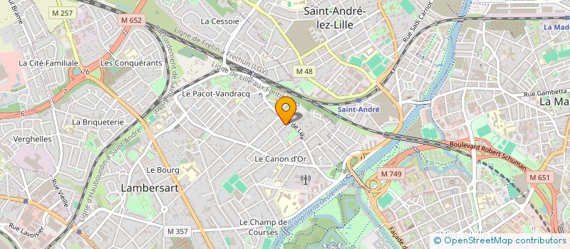 localisation de l'entreprise SCI KINEINF à LAMBERSART