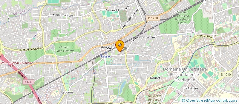 localisation de l'entreprise SCI KINELIB  PESSAC