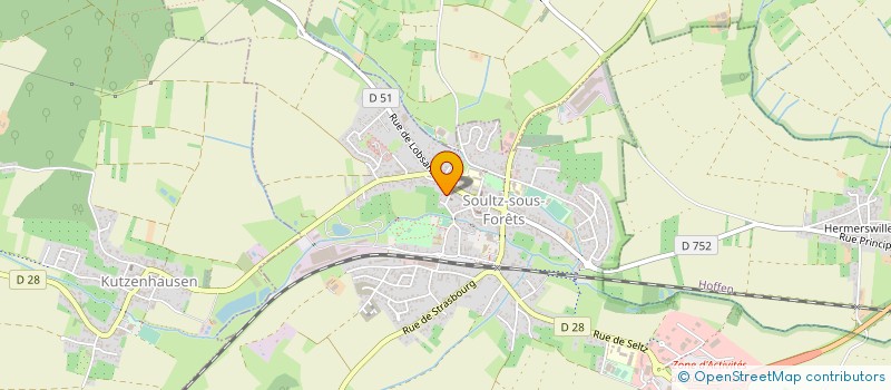 localisation de l'entreprise SCI KINELSASS  SURBOURG