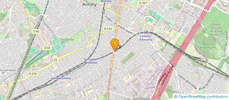 localisation de l'entreprise SCI KINEMERAUDE à ANTONY