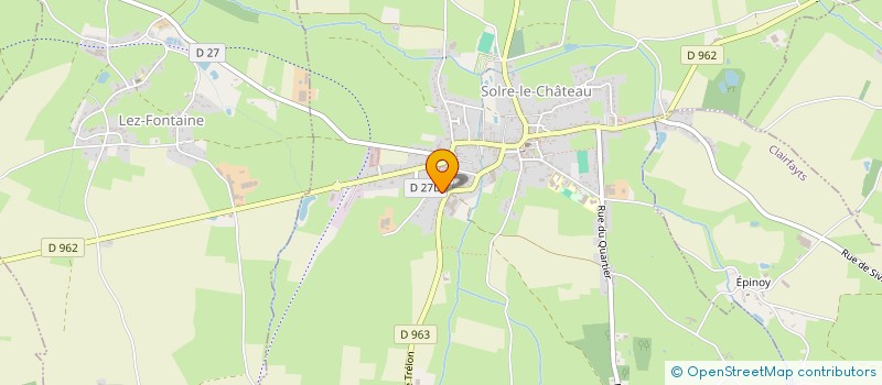 localisation de l'entreprise SCI KINEO  SOLRE-LE-CHATEAU