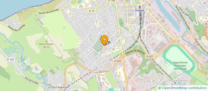 localisation de l'entreprise SCI KINERGO  DIEPPE