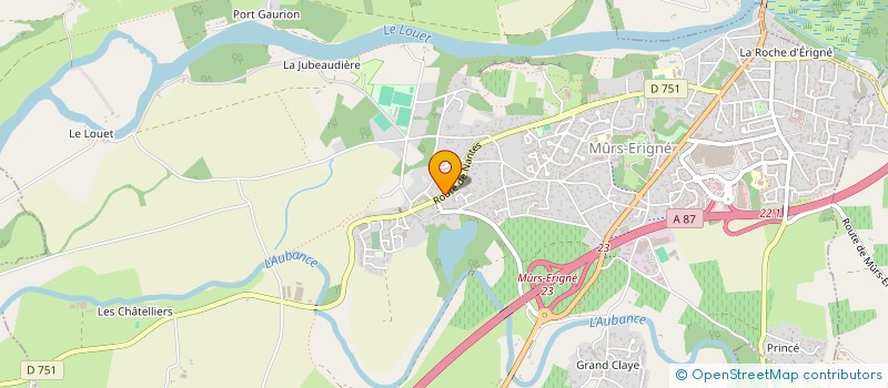 localisation de l'entreprise SCI KINERIGNE  MURS-ERIGNE