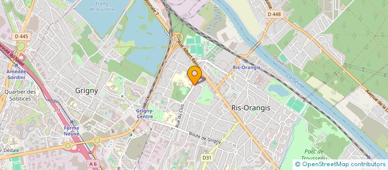 localisation de l'entreprise SCI KINERIS à RIS-ORANGIS