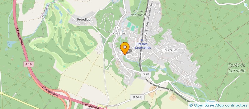 localisation de l'entreprise SCI KINES à PRESLES