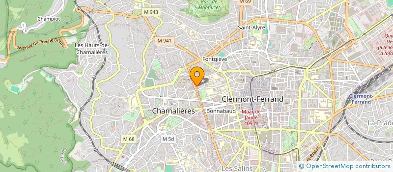 localisation de l'entreprise SCI KINES BERTHELOT  CLERMONT-FERRAND