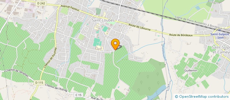 localisation de l'entreprise SCI KINES DE SAINT LOUBES  SAINT-LOUBES