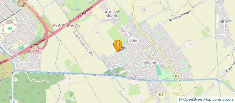 localisation de l'entreprise SCI KINES DU GRAND LARGE  TETEGHEM-COUDEKERQUE-VILLAGE