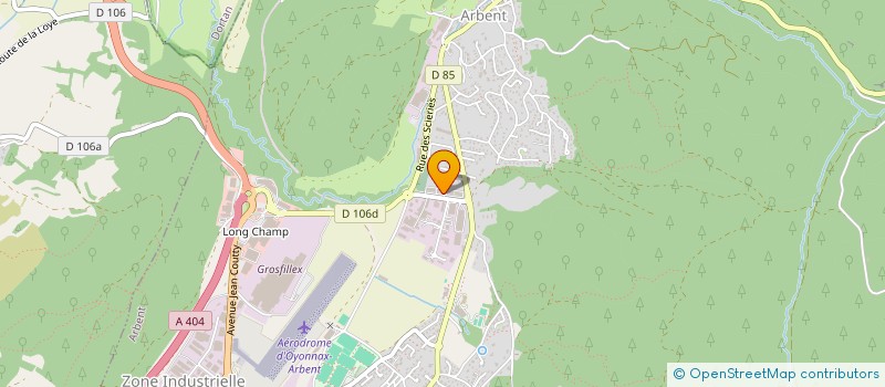 localisation de l'entreprise SCI KINES GERGONNE BLONDEL à ARBENT