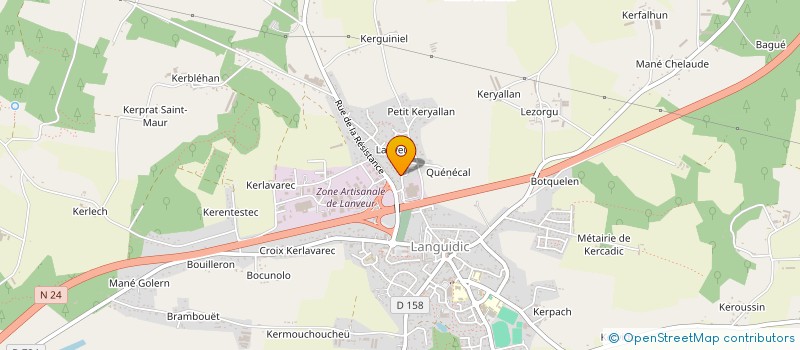 localisation de l'entreprise SCI KINES LANGUIDIC  LANGUIDIC