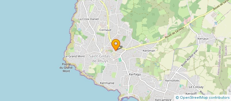 localisation de l'entreprise SCI KINES LOKENTAZ  SAINT-GILDAS-DE-RHUYS