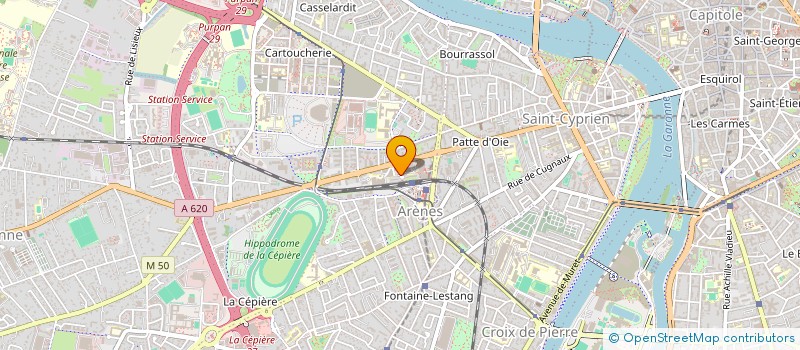 localisation de l'entreprise SCI KINES PASTEUR  TOULOUSE