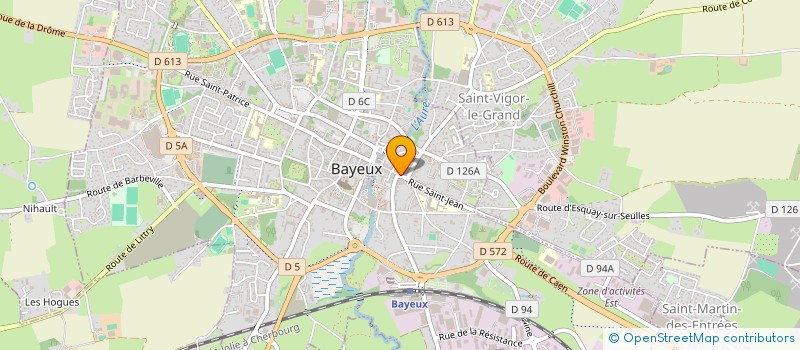 localisation de l'entreprise SCI KINES SAINT JEAN  BAYEUX