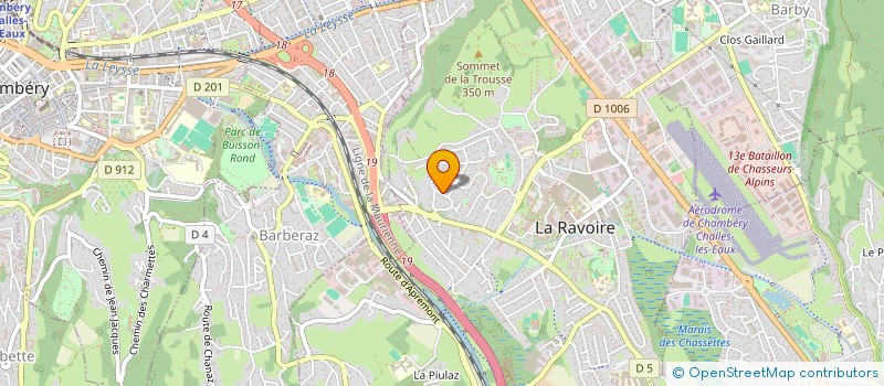 localisation de l'entreprise SCI KINES VALMAR  LA RAVOIRE