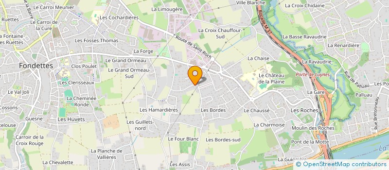 localisation de l'entreprise SCI KINES2CROIX à FONDETTES