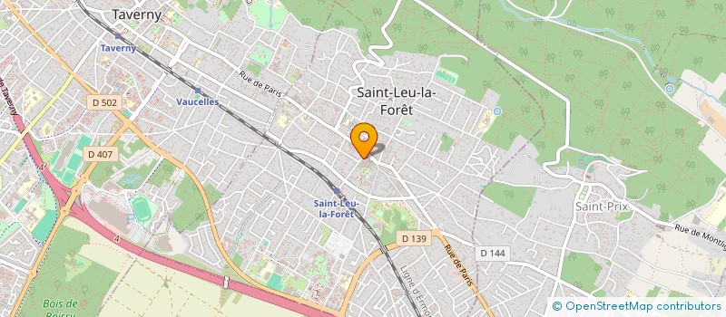 localisation de l'entreprise SCI KINESIA  SAINT-LEU-LA-FORET