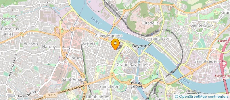 localisation de l'entreprise SCI KINESIS à BAYONNE
