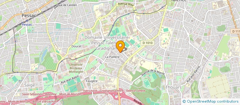 localisation de l'entreprise SCI KINESIS  TALENCE