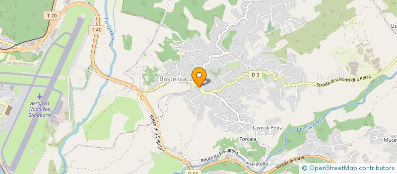 localisation de l'entreprise SCI KINESITHERAPEUTES DU PRUNELLI  BASTELICACCIA