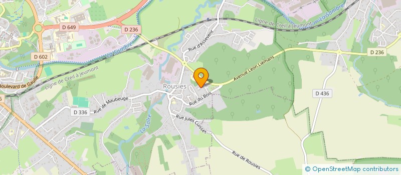 localisation de l'entreprise SCI KINEYE  ROUSIES