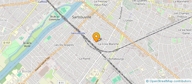 localisation de l'entreprise SCI KING  SARTROUVILLE