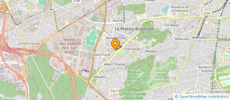 localisation de l'entreprise SCI KING HONG à LE PLESSIS-ROBINSON
