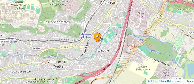 localisation de l'entreprise SCI KINGFRED à PALAISEAU