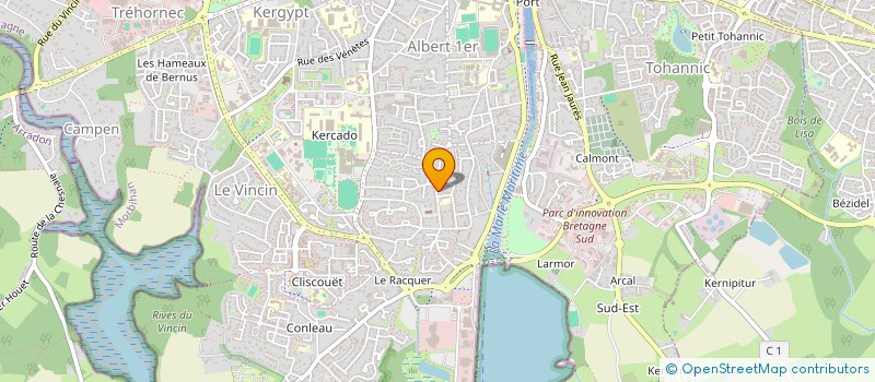 localisation de l'entreprise SCI KINIMMOV à VANNES