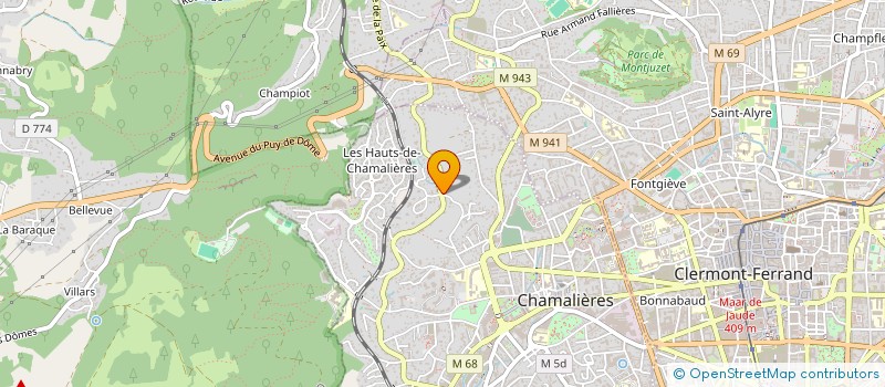 localisation de l'entreprise SCI KINIMO  CHAMALIERES