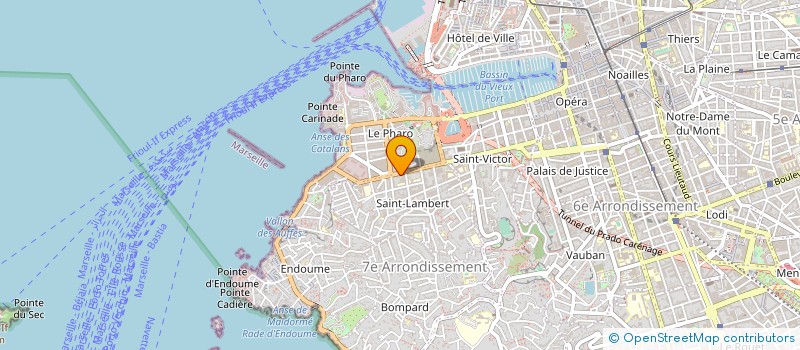 localisation de l'entreprise SCI KININF à MARSEILLE