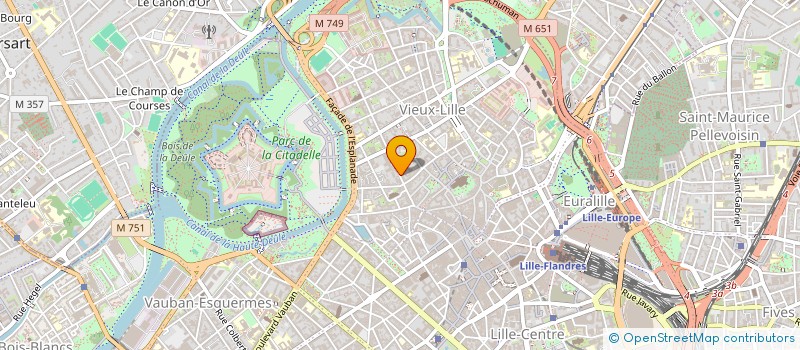 localisation de l'entreprise SCI KINOSTEO DU VIEUX LILLE à LILLE