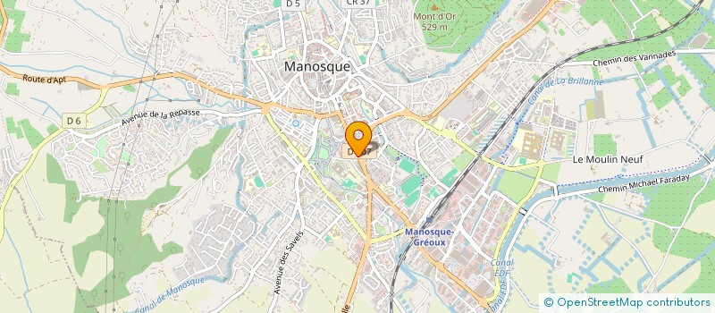 localisation de l'entreprise SCI KINOU à MANOSQUE