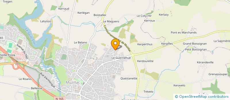 localisation de l'entreprise SCI KINOX  MUZILLAC