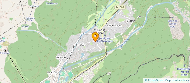 localisation de l'entreprise SCI KINSKI à CHAMONIX-MONT-BLANC