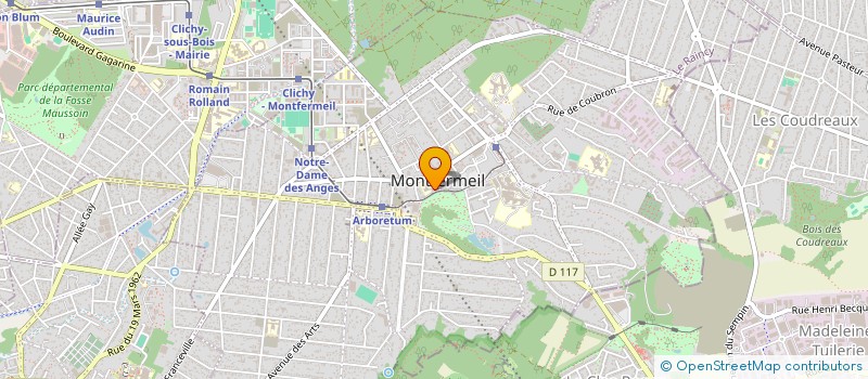 localisation de l'entreprise SCI KINTETE à MONTFERMEIL