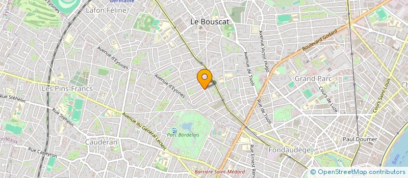 localisation de l'entreprise SCI KINVARA  LE BOUSCAT