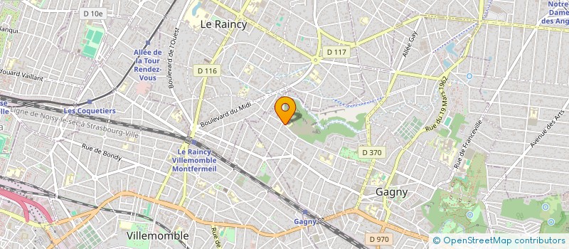 localisation de l'entreprise SCI KINYAN YAACOV à GAGNY