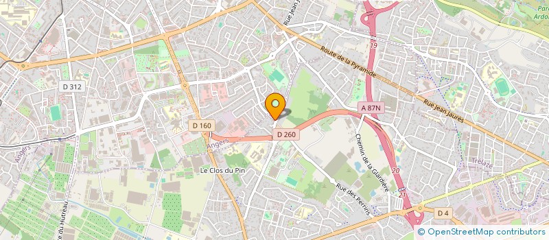 localisation de l'entreprise SCI KIPAT  LES PONTS-DE-CE