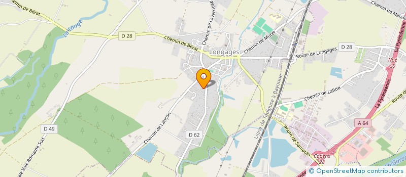 localisation de l'entreprise SCI KIRAGG  LONGAGES