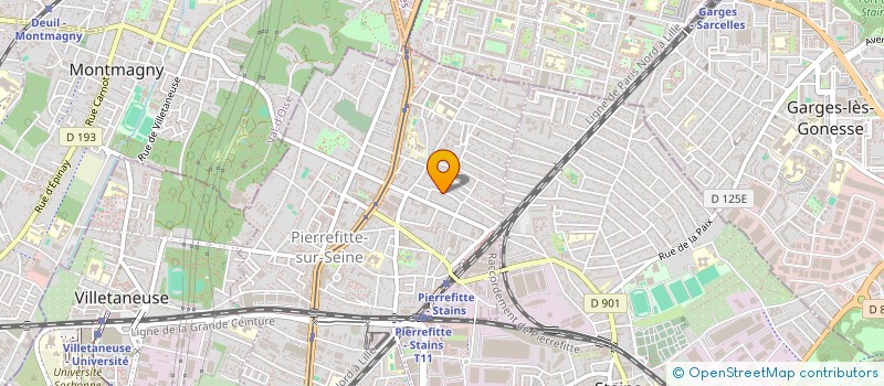 localisation de l'entreprise SCI KIRAN à PIERREFITTE-SUR-SEINE
